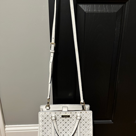 Kate Spade White Perforated Women's Bag - Picture 2 of 4